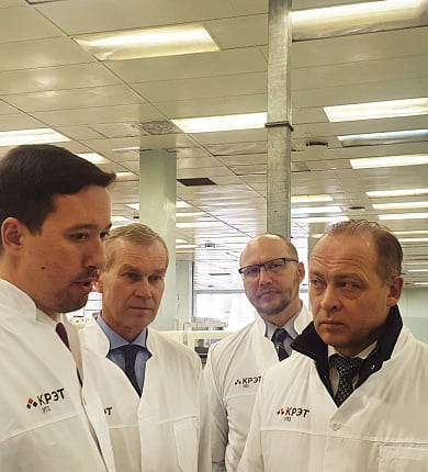 Министр промышленности и науки посетил «Уральский приборостроительный завод»